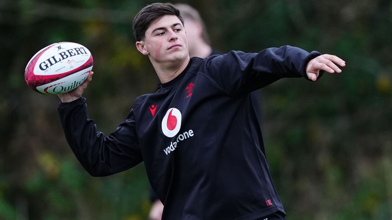 Louis Rees-Zammit mostrando más dinamismo para Gales después de su experiencia en la NFL. img 249440